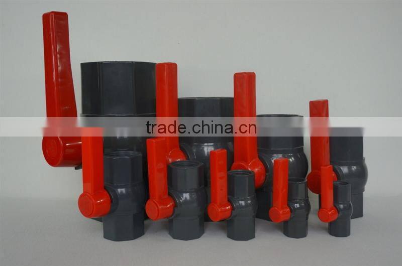 Multi Color Octagonal PVC Ball Valve
