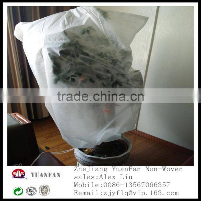 30gsm 80cm*100cm 60cm*80cm 120cm*180cm Non-woven plant cover have the rope