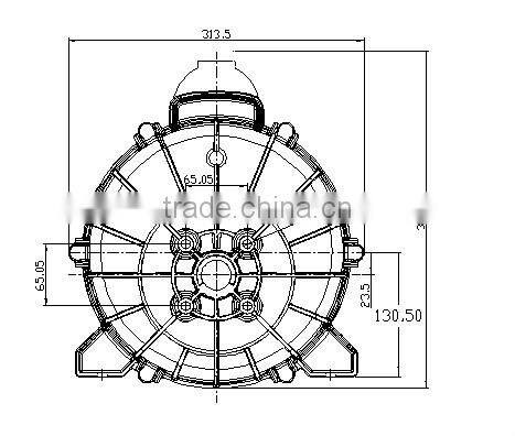 Sewage submersible gasoline water pump with centrifugal pump for sale