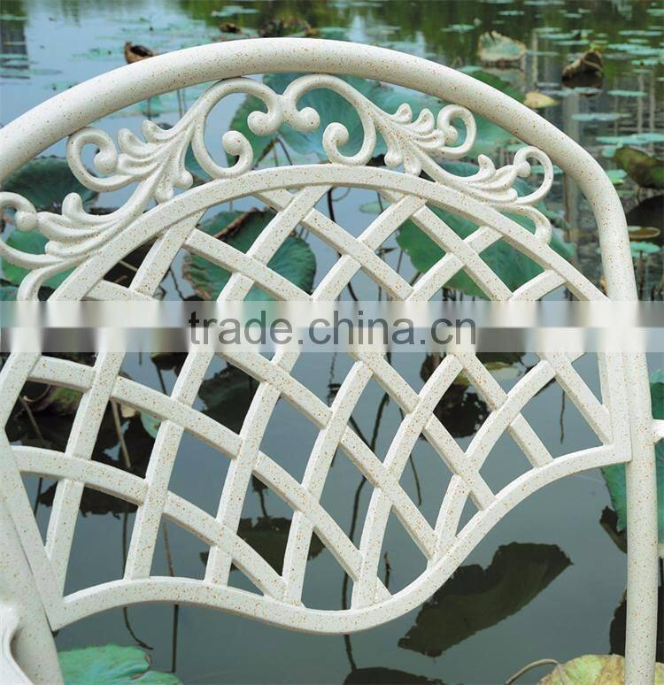 Color dot cast aluminum furniture