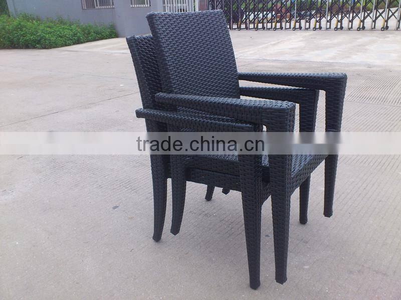 A - outdoor rattan coffee leisure chair and side table 8030+2035