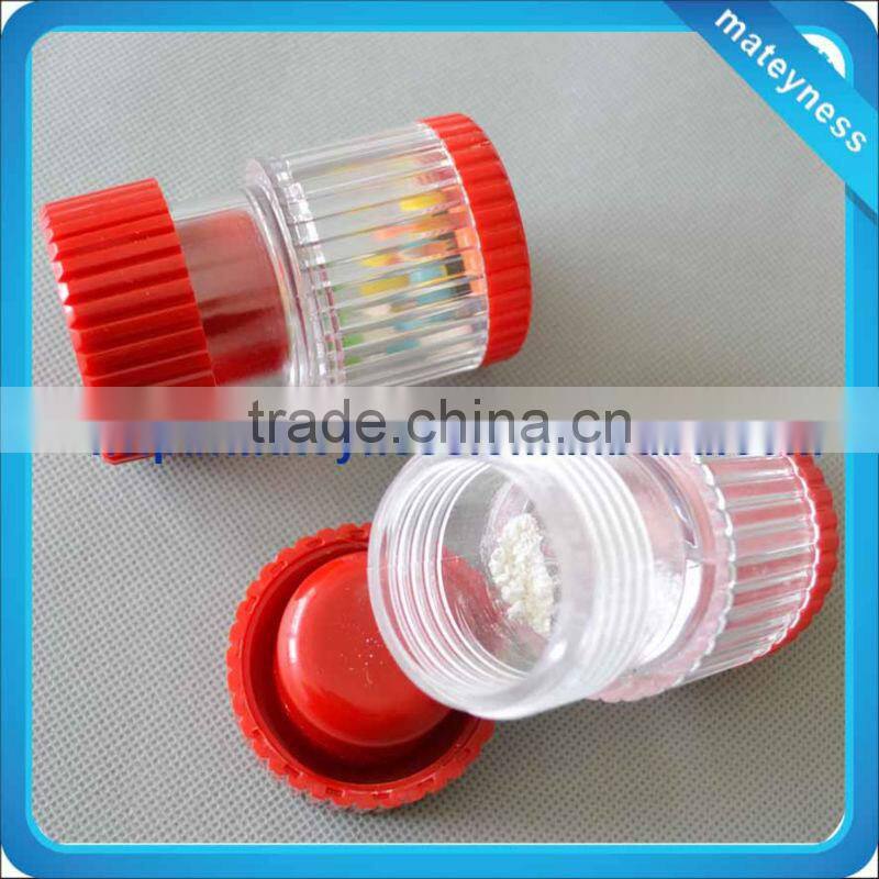 Plastic crusher pill box