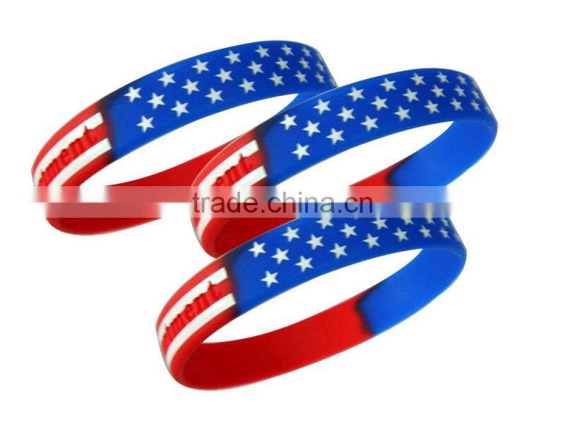 Novelty Design Color changing silicone wristband