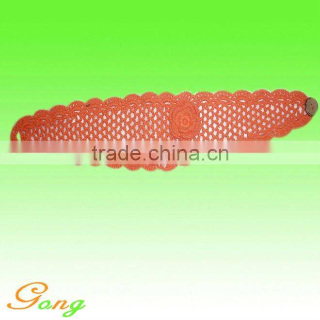 HOT! Cotton knit headband flower Multicolor Elastic hair band