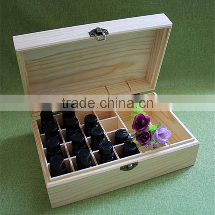 cuboid shape wooden essential oil packaging box for sale