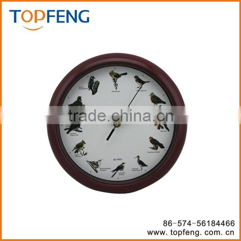 Wall clock /Singing Bird Wall Clock/12 Unique Bird Songs clock