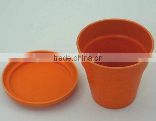 bamboo fiber indoor cheap flower pots