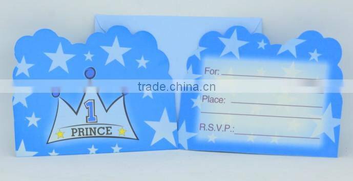 Supply fashion cute Party Invitation card