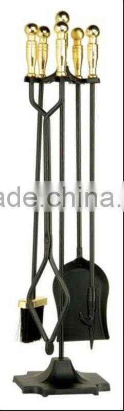 cheap antique brass modern cast iron fireplace tools / fireplace accessory