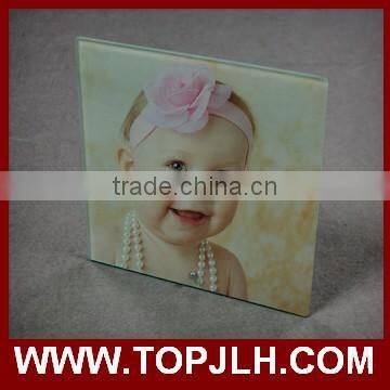 Sublimation full printing tempered glass photo frame