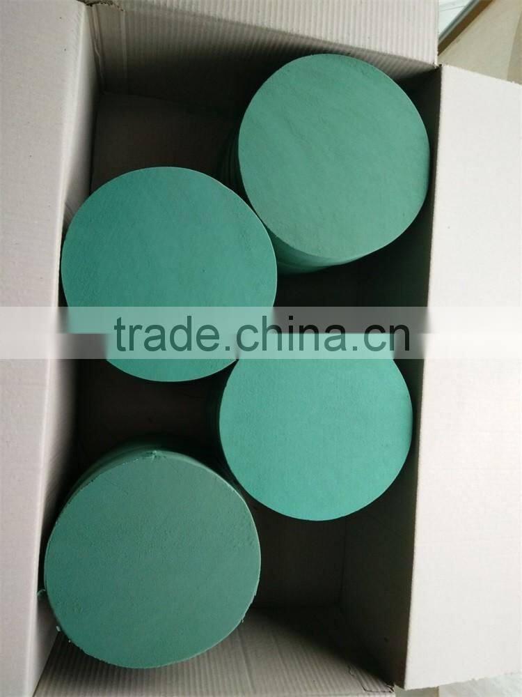 high quality stable wet floral foam oasis, round floral foam