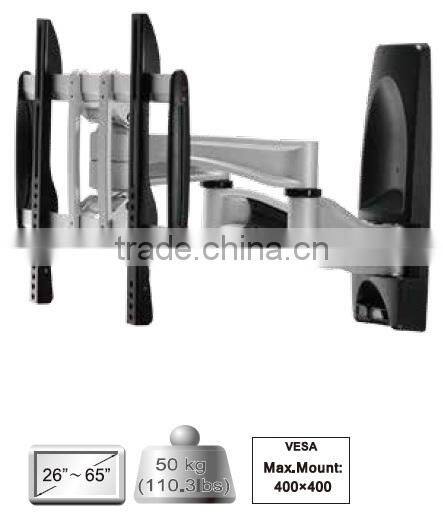 TV WALL MOUNT FOR 26 TO 65 INCH Swivel 60 degree Full Motion LCD TV Wall Mount