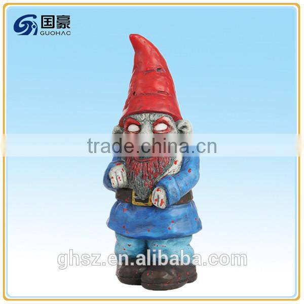 Animated character cartoon risen 2 gnome dwarf statue garden decoration