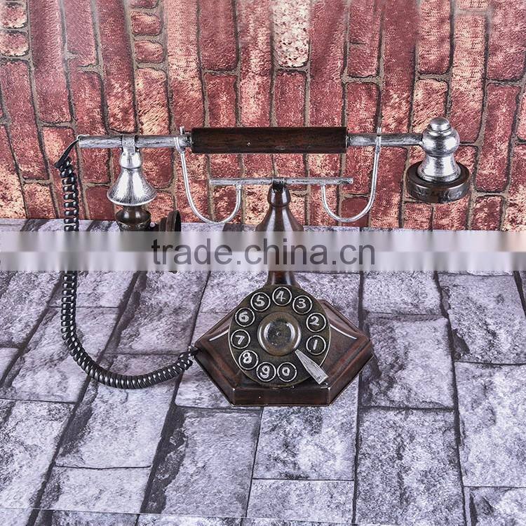 Custom made metal classical telephone for home decor