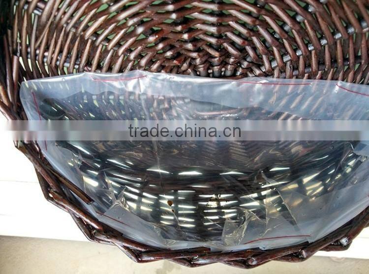 Home hanging decorative custom flower wicker basket