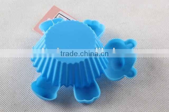 Bear design silicone bakeware/ mini cake mold