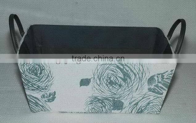 Paper Storage Basket with Handle