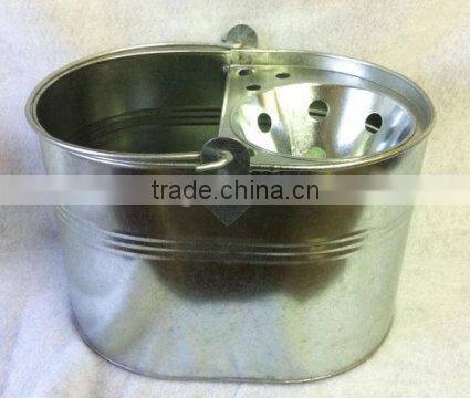 Galvanized Metal Cleaning Mop Bucket