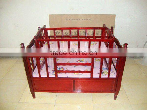 wood slat bed