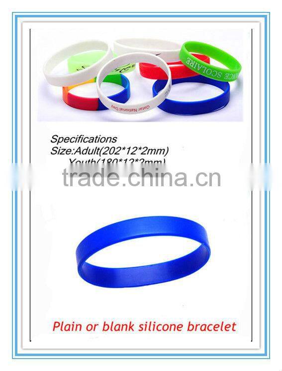 2016 new design cheap adjustable silicone wristband