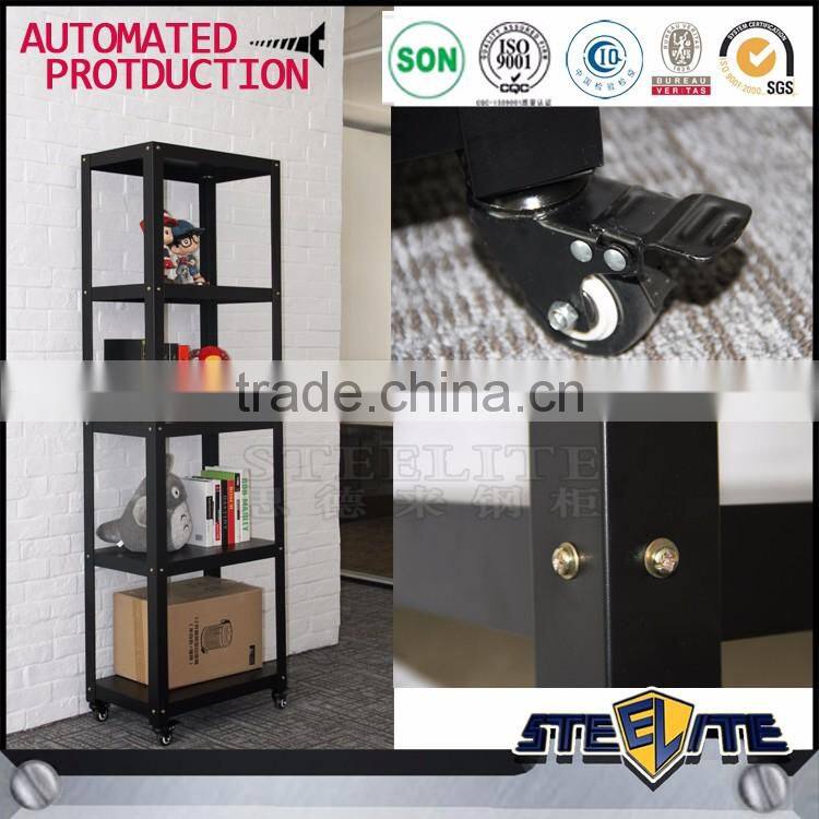 Lovely kids toys display rack metal display rack with wheels