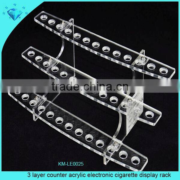 Customized large glass display cabinet with MDF storage lockers