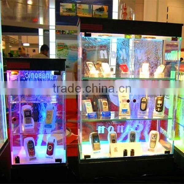 Moblie phone cover acrylic led waterproof display stand