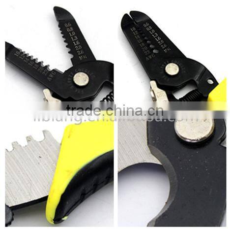 Long flat nose manual wire stripper,cutting pliers