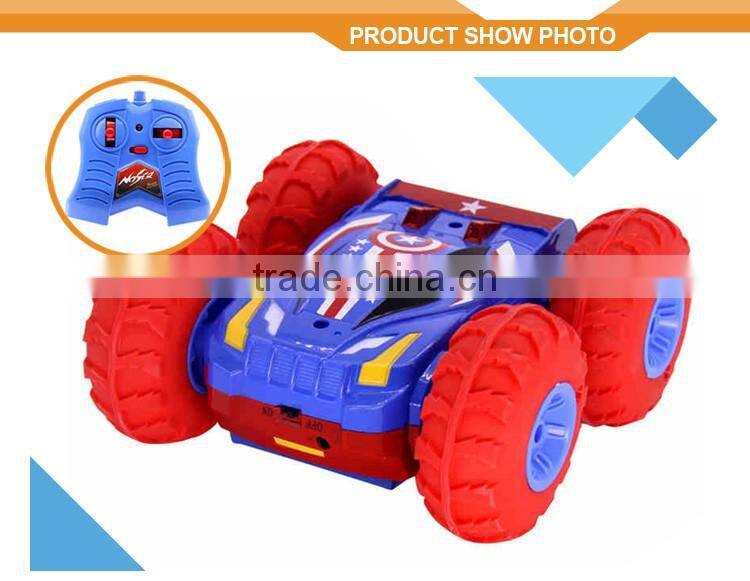 Roll Over Cars Remote Control Stable RC Car Jumping Tumbling 4WD Electric Toy Bounce Car with Tire Inflator Elektric Car