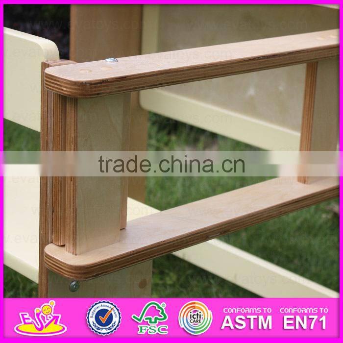 Multi-functional children wooden foldable chalkboard table high quality wooden chalkboard table for kids W08G154A-S