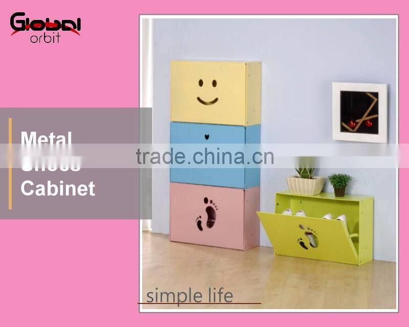 Shelving Unit Bookshelf Steel Display Metal Frame 3 Tier Metal Storage Shelf Bookcases