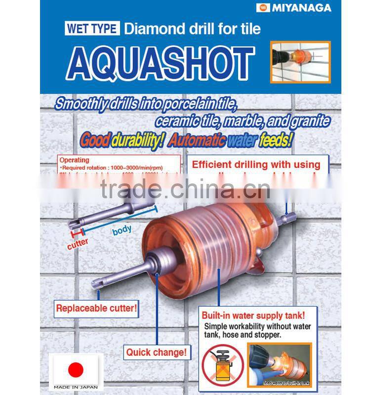 Sharpness drilling core drill for various materials small lot order available