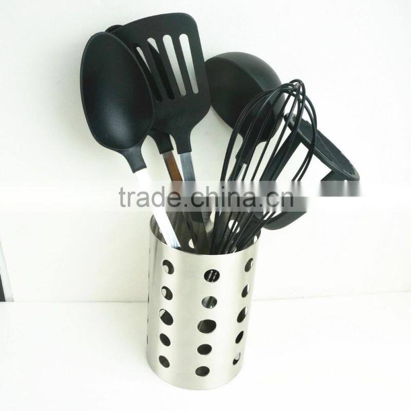 32017 7PCS NYLON KITCHEN TOOLS WITH S/S STAND