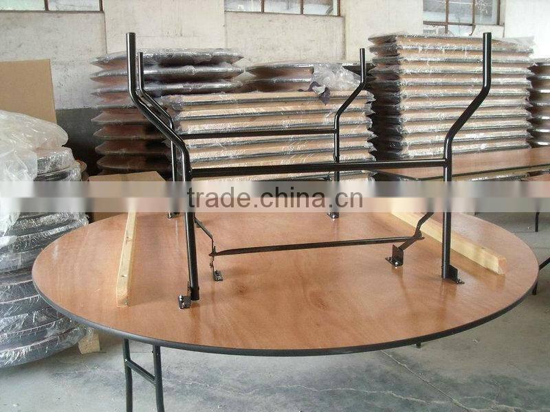 plywood folding table Dia72" round table with USA leg