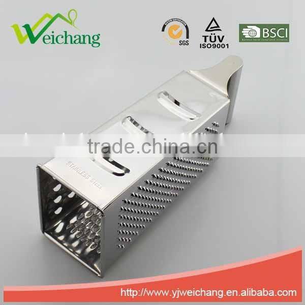 WCE7040 New products 4 sides electrolytic corrosion vegetable kitchen graters stainless steel grater