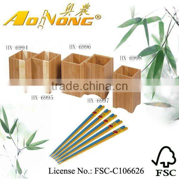 bamboo stationery rack