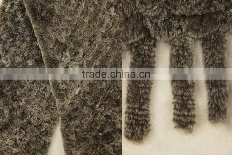 High Quality Knitted Rex-Rabbit Scarf