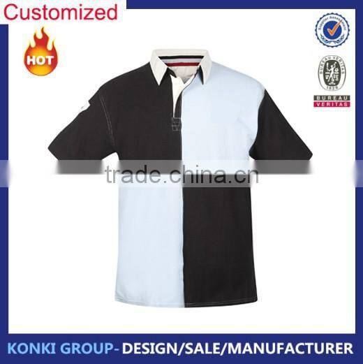 custom polo shirt in rugby football wear OEM supply