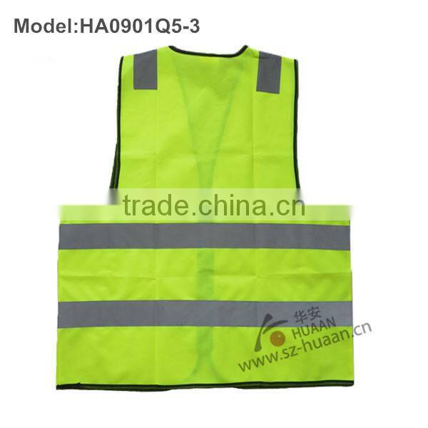 High visibility reflective vest with CE certificate