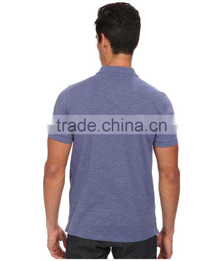 2015 latest custom short sleeve mens formal polo shirt from China factory cheap wholesale