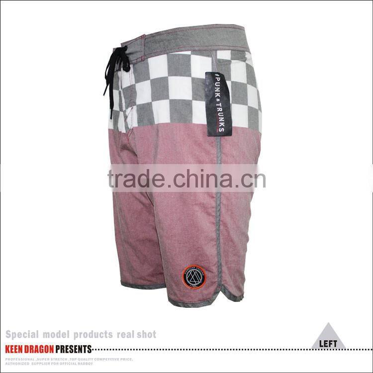 OEM apparel 100% polyester skull printed cheap surf board shorts