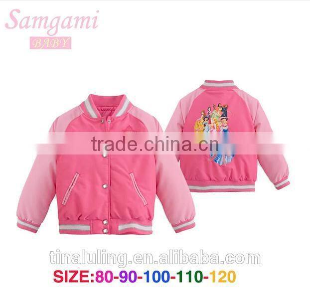 Wholesale baby girls blue beauty fish cartoon hoodies children sweatshirts