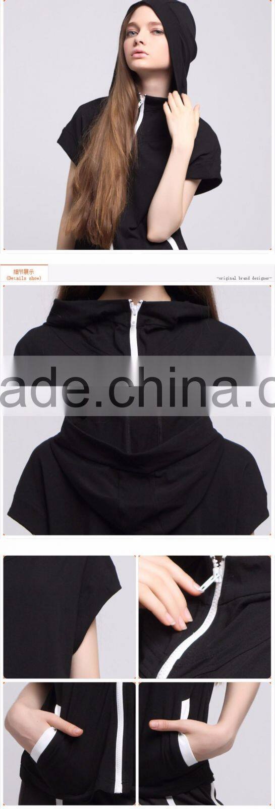 Women Custom Plain Zip OEM Hoodies