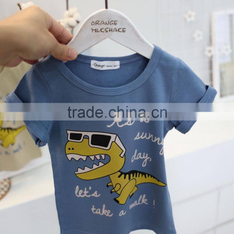 kids cotton T shirt kids colthing custom new style fashion boy shirt