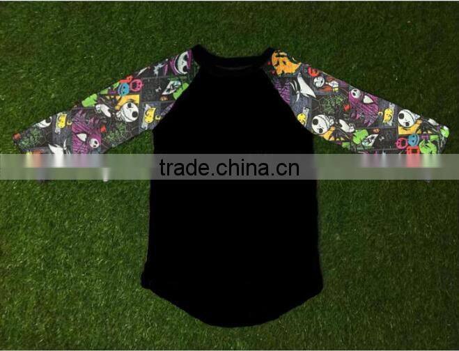 wholesale Baby Boutique Clothes Children Short Sleeve Shirt boy halloween printed shirt