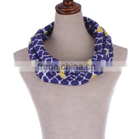 Wholesale lady fashon jersey Quatrefoil Infinity Scarf