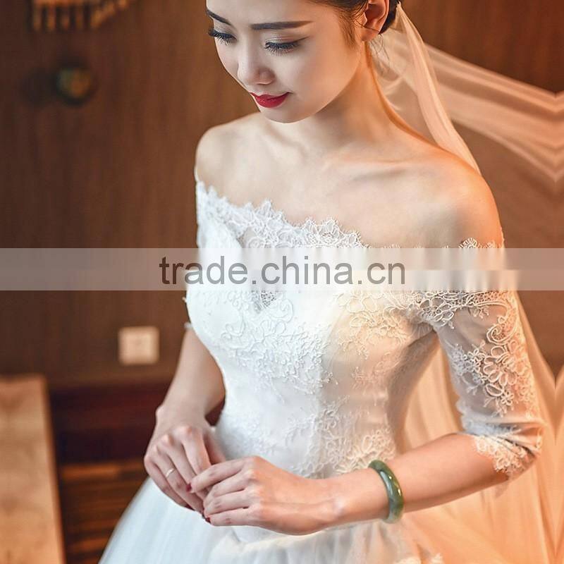 High Quality Heavy Beaded Ball Gown Wedding Dress