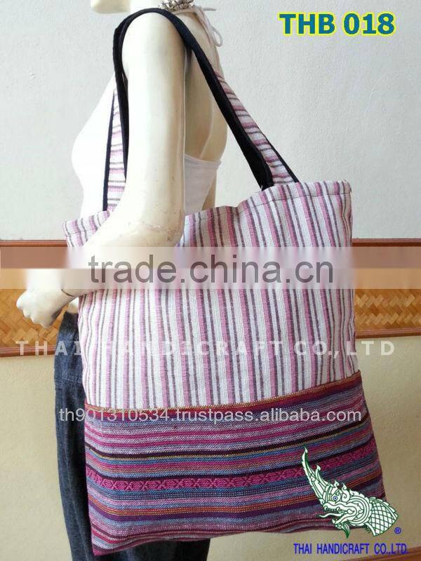 Thai Vintage HMONG woven fabrics Tote Bag