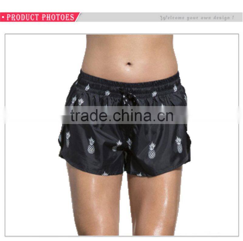Hot Sale New-Coming Jogging Print Dry Fit Breathable Womens Short Shorts