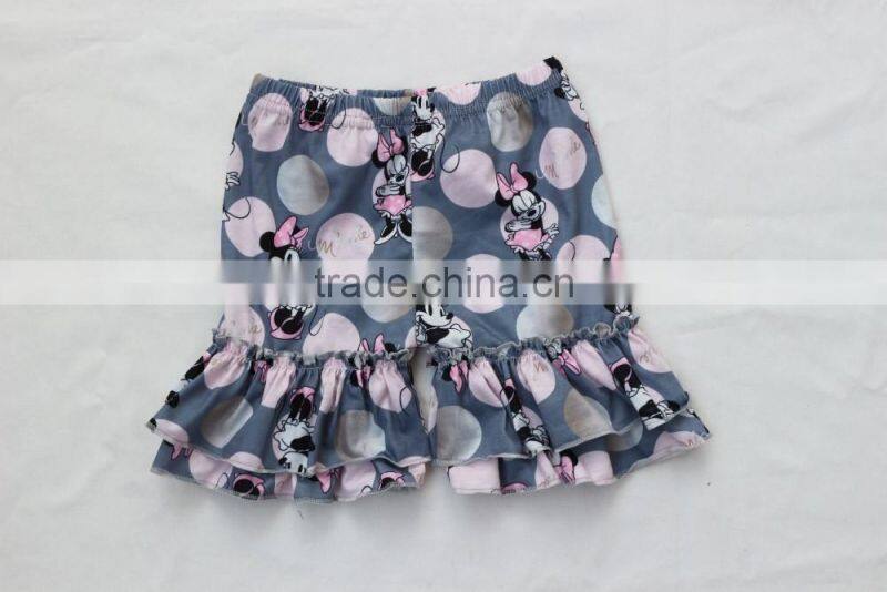 Hot Sale Baby Icing Ruffle Shorts Girls Summer Children Girl Shorts Boutique New Printed